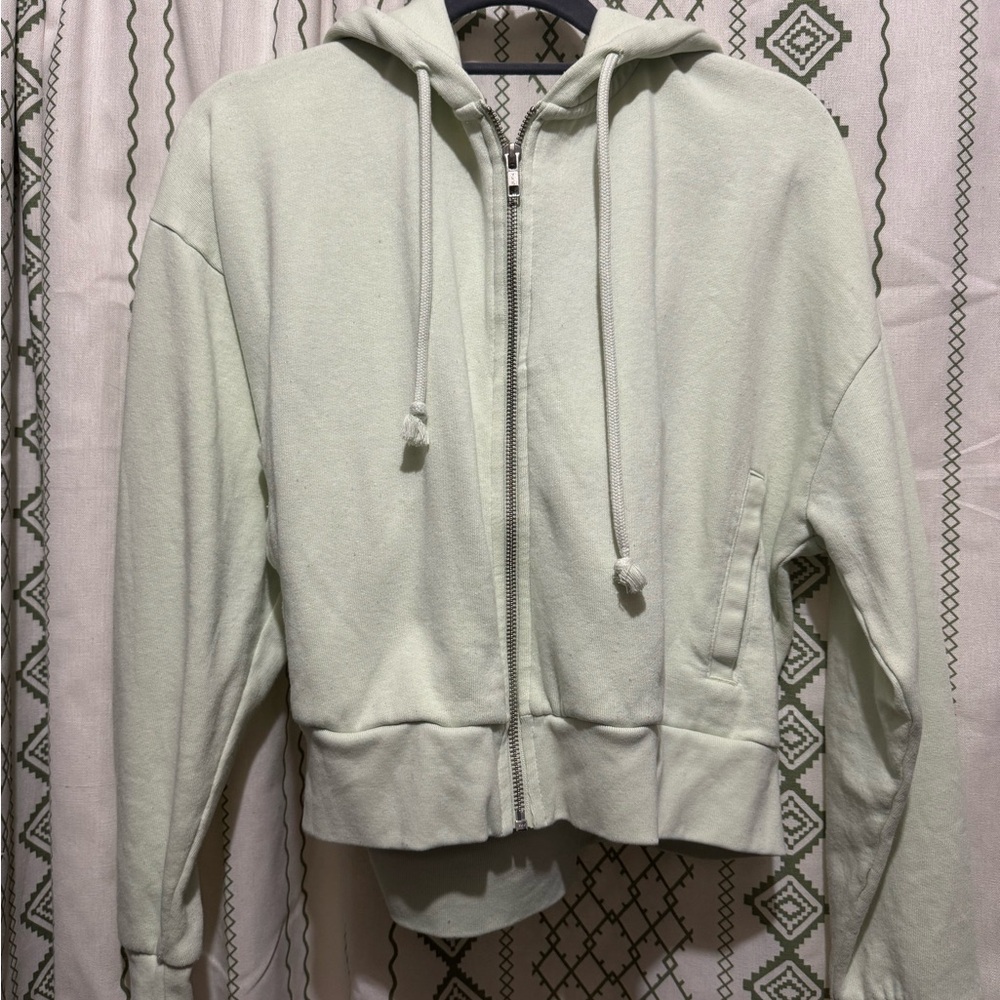 Levi's Green Zippered Hoodie